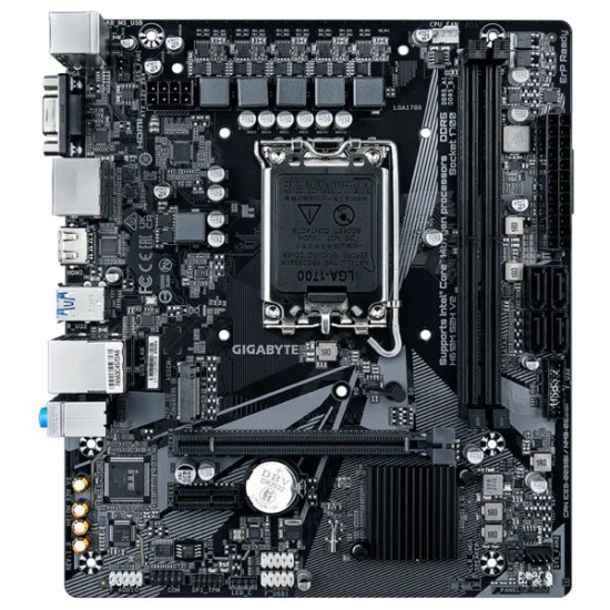 Płyta główna H610M S2H V2 s1700 2DDR 5 DP/HDMI/DSUB M.2 mATX 