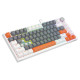 Klawiatura magnetyczna ASTRAL White OUTEMU White jade RGB 3 kolory keycapów