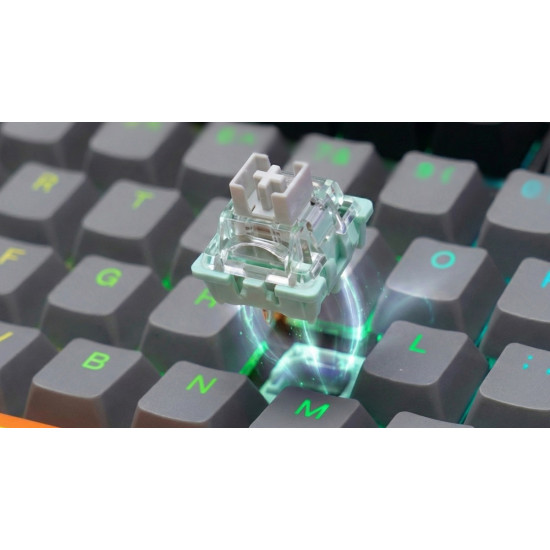 Klawiatura magnetyczna ASTRAL White OUTEMU White jade RGB 3 kolory keycapów