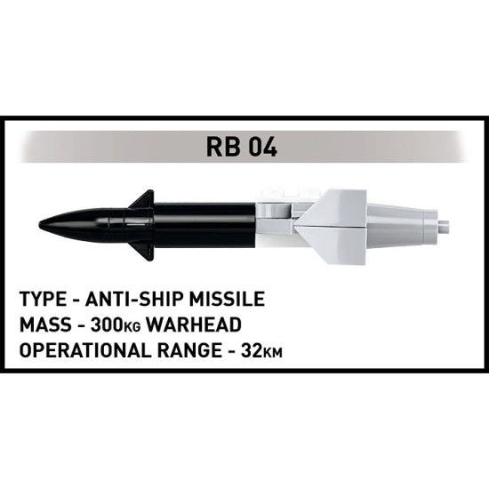 Klocki Saab AJ 37 Viggen 881 elementów