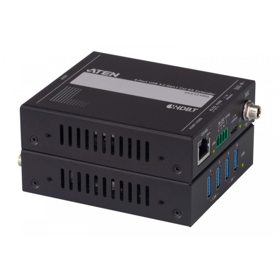 Ekstender 4-port USB 3.2 Gen 1 Cat 6A 