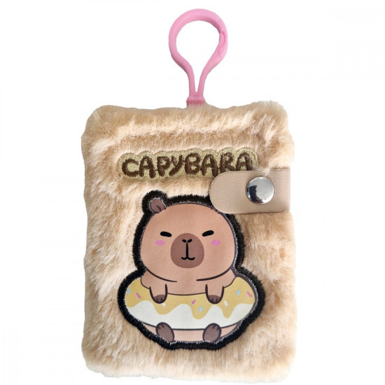 Brelok notesik Kapibara display mix 12 sztuk