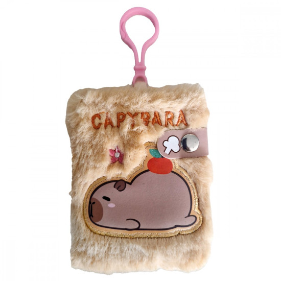Brelok notesik Kapibara display mix 12 sztuk
