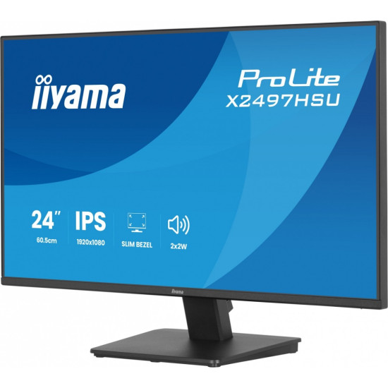 Monitor  ProLite 23.8 cala X2497HSU-B1 IPS,FHD,HDMI,DP,120Hz,350CD,2xUSBv3.2,   2xUSB-C, GW 5lat