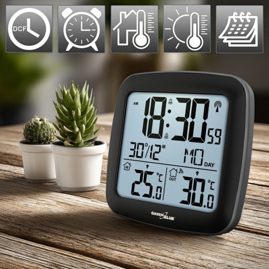 Stacja Pogody Bezprzewodowa GB542 DCF 