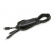 Kabel zasilający 2w1 USB-C - 2x USB-C, USB 2.0 140W PD 3.1, nylonowy, 1,8m czarny 