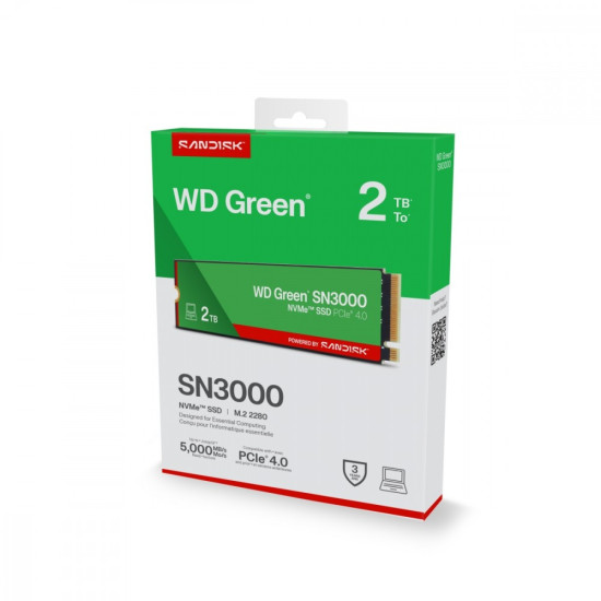 Dysk SSD Green 2TB M.2 2280 SN3000 NVMe PCIE4.0