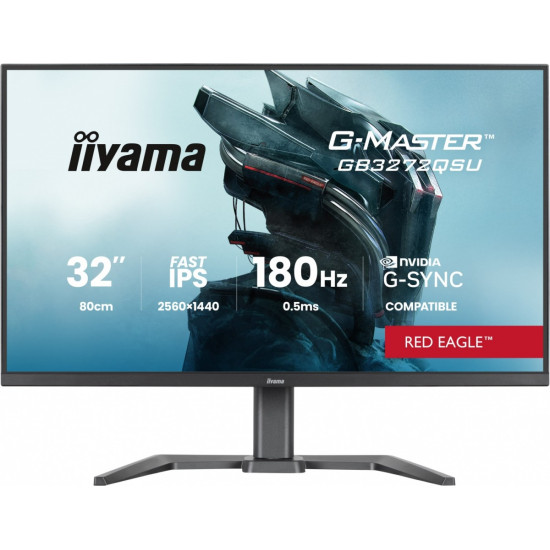 Monitor G-MASTER GB3261UHSCP-B1 4K,VA,144Hz,400cd, 3000:1,2xHDMI,DP,  USB-C,  4xUSB, KVM, FreeSync Premium, DisplayPort Only, 2x5W,HAS 150