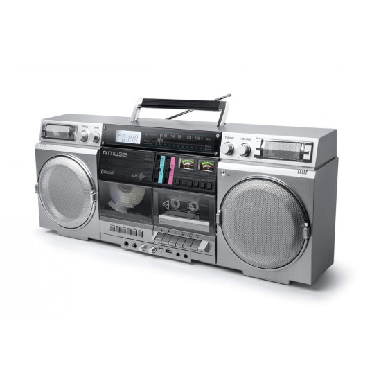 Boombox M-380 GBS srebrny