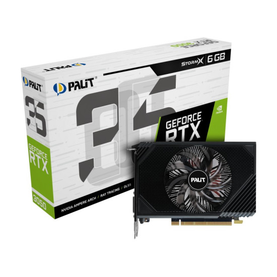 Karta graficzna GeForce RTX 3050 StormX 6GB GDDR6 96bit DVI/DP/HDMI