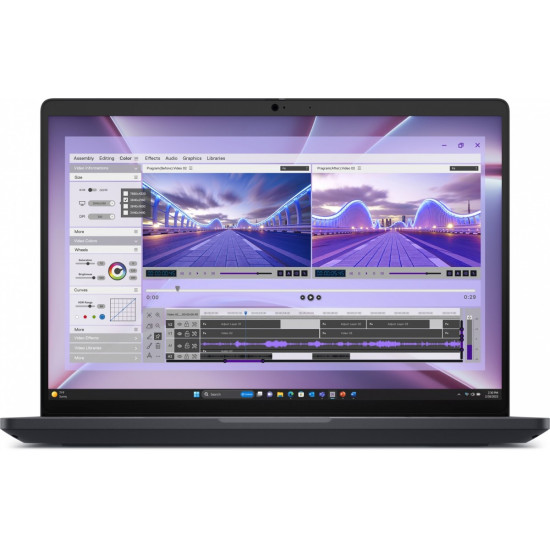 Laptop Dell Pro Max 16 MC16250 Win11Pro|U5-235H|16GB|256GB|Arc|FgrPr & SmtCd|FHD Cam & Mic|WLAN + BT|16 FHD+|Backlit Kb|4 Cell|100W|vPro|3YPS