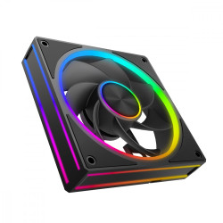 Wentylator VOLCANO LOOP REVERSE ARGB 120 Czarny