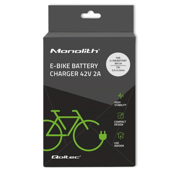 Ładowarka do baterii roweru elektrycznego 36V | 42V | 2A |       5.5*2.5 