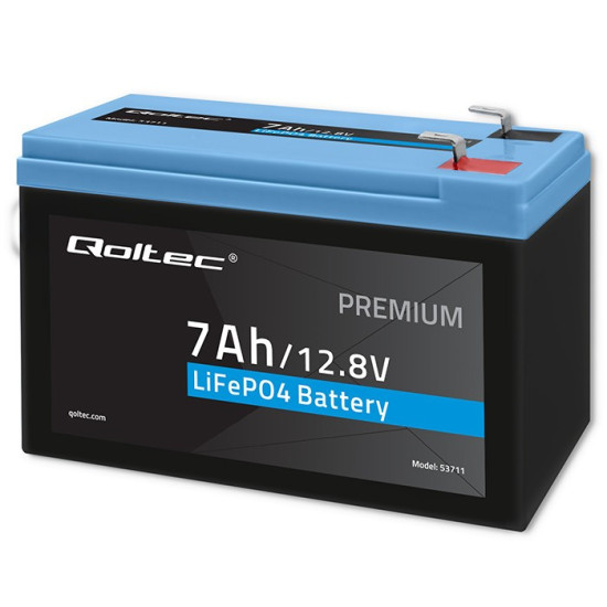 Akumulator LiFePO4 Litowo-Żelazowo-Fosforanowy | 12.8V |  7Ah |  89.6Wh | BMS 