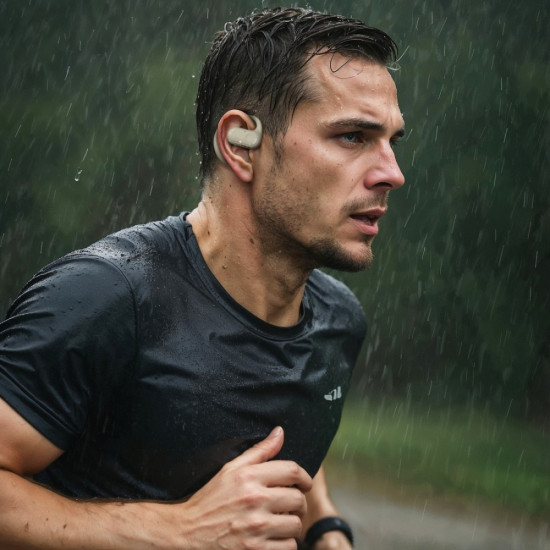 Słuchawki przyuszne Spirit Open piaskowe 