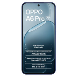 Smartfon A6 Pro 5G 8/256GB Niebieski CPH2781