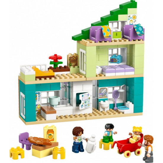 Klocki DUPLO 10470 Nowoczesny dom rodzinny 3 w 1 z figurkami