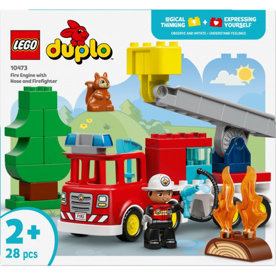 Klocki DUPLO 10473 Wóz strażacki z wężem i strażakiem