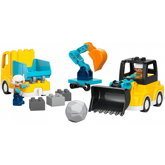 Klocki DUPLO 10475 Maszyny budowlane 3 w 1