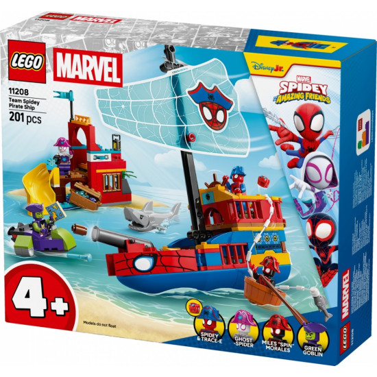 Klocki SPIDEY 11208 Statek piracki drużyny Spideyego