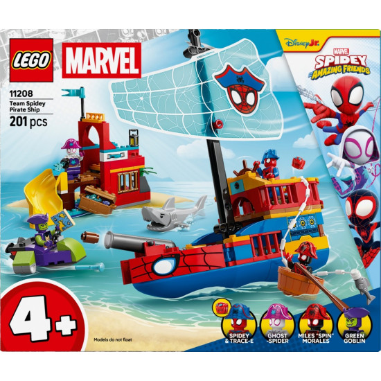 Klocki SPIDEY 11208 Statek piracki drużyny Spideyego