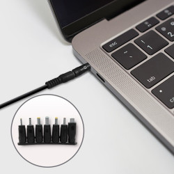 Zasilacz sieciowy uniwersalny | 15W | 7 wtyczek 