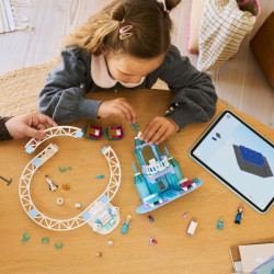 Klocki Disney 43281 Lodowy zamek Elzy i Śnieżna przejażdżka