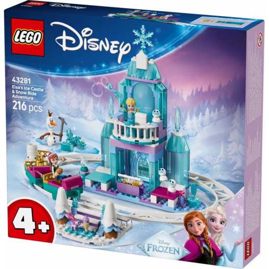 Klocki Disney 43281 Lodowy zamek Elzy i Śnieżna przejażdżka