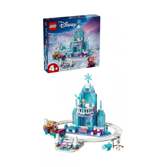 Klocki Disney 43281 Lodowy zamek Elzy i Śnieżna przejażdżka