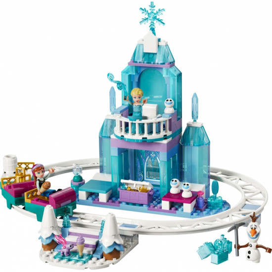 Klocki Disney 43281 Lodowy zamek Elzy i Śnieżna przejażdżka