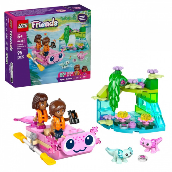 Klocki Friends 42681 Przygoda na aksolotlowej łodzi