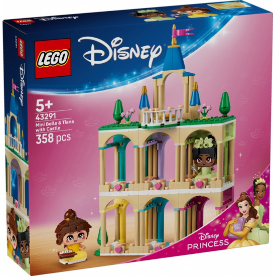 Klocki Disney 43291 Mała Bella i Tiana z zamkiem
