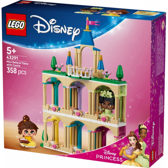 Klocki Disney 43291 Mała Bella i Tiana z zamkiem