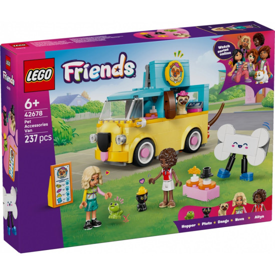 Klocki Friends 42678 Furgonetka z akcesoriami dla zwierząt