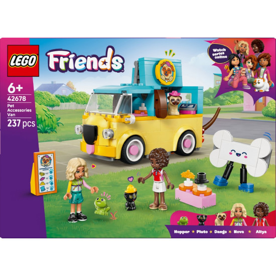 Klocki Friends 42678 Furgonetka z akcesoriami dla zwierząt