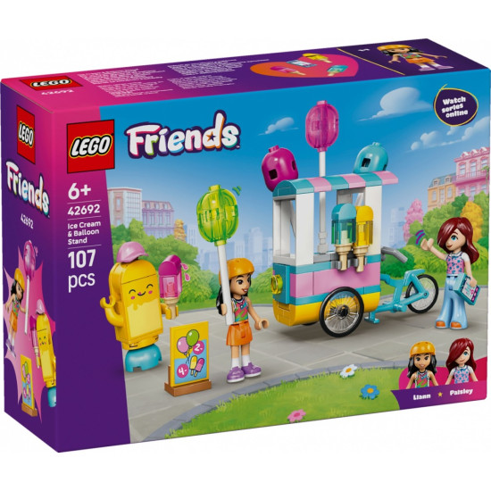 Klocki Friends 42692 Stoisko z lodami i balonami
