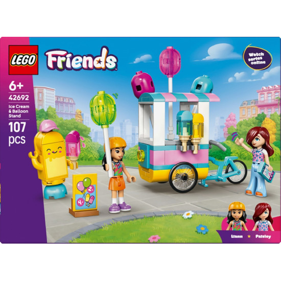 Klocki Friends 42692 Stoisko z lodami i balonami