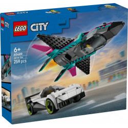 Klocki City 60489 Odrzutowiec kontra samochód