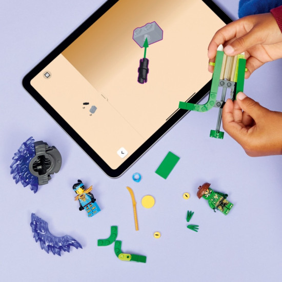 Klocki Ninjago 71849 Nya kontra zmutowany potwór na spinnerze