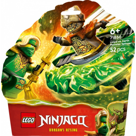 Klocki Ninjago 71850 Lloyd kontra ziemny potwór na spinnerze