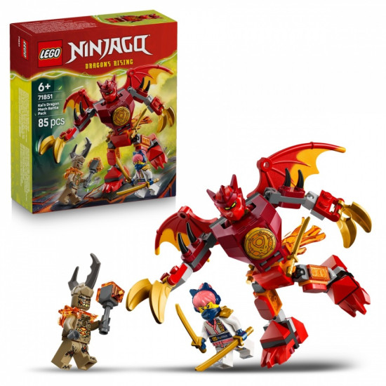 Klocki Ninjago 71851 Smok-mech Kaia - zestaw bitewny
