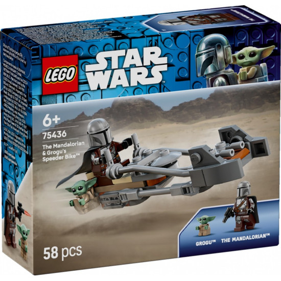 Klocki Star Wars 75436 Śmigacz Mandalorianina i Grogu