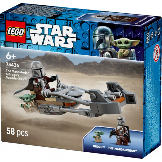 Klocki Star Wars 75436 Śmigacz Mandalorianina i Grogu