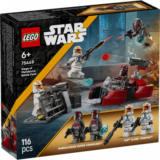 Klocki Star Wars 75449 Oblężenie Mandalory - zestaw bitewny
