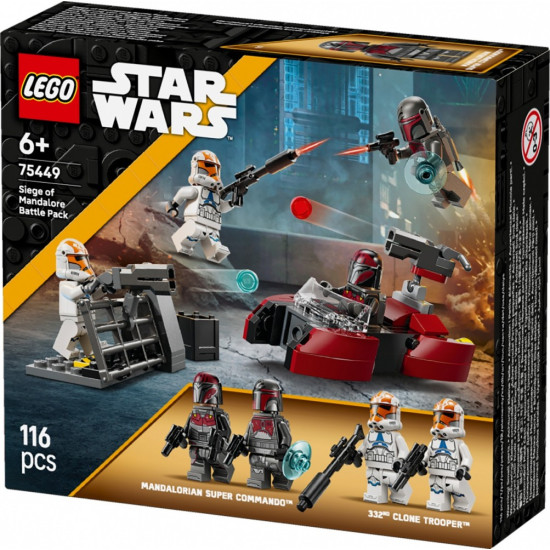 Klocki Star Wars 75449 Oblężenie Mandalory - zestaw bitewny