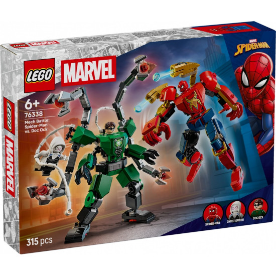 Klocki Super Heroes 76338 Bitwa mechów: Spider-Man kontra Doc Ock