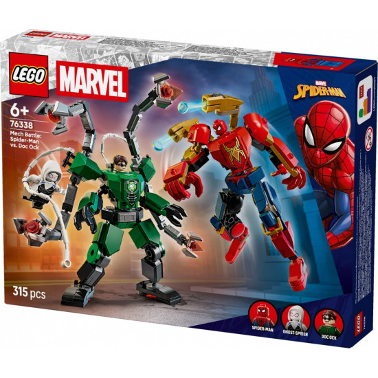 Klocki Super Heroes 76338 Bitwa mechów: Spider-Man kontra Doc Ock