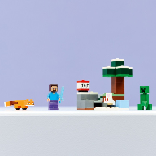 Klocki Minecraft 21583 Przygoda Stevea w tajdze