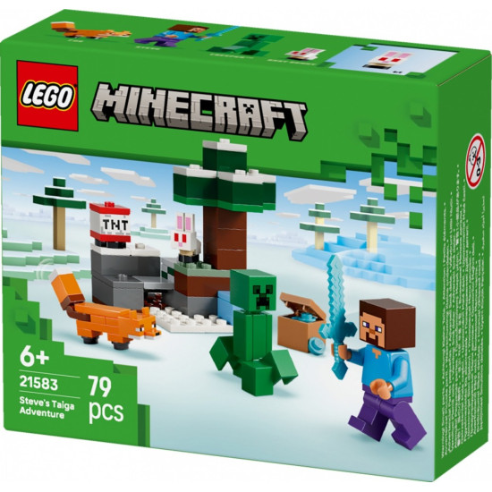 Klocki Minecraft 21583 Przygoda Stevea w tajdze