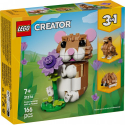 Klocki Creator 31376 Uroczy chomik z kwiatkiem